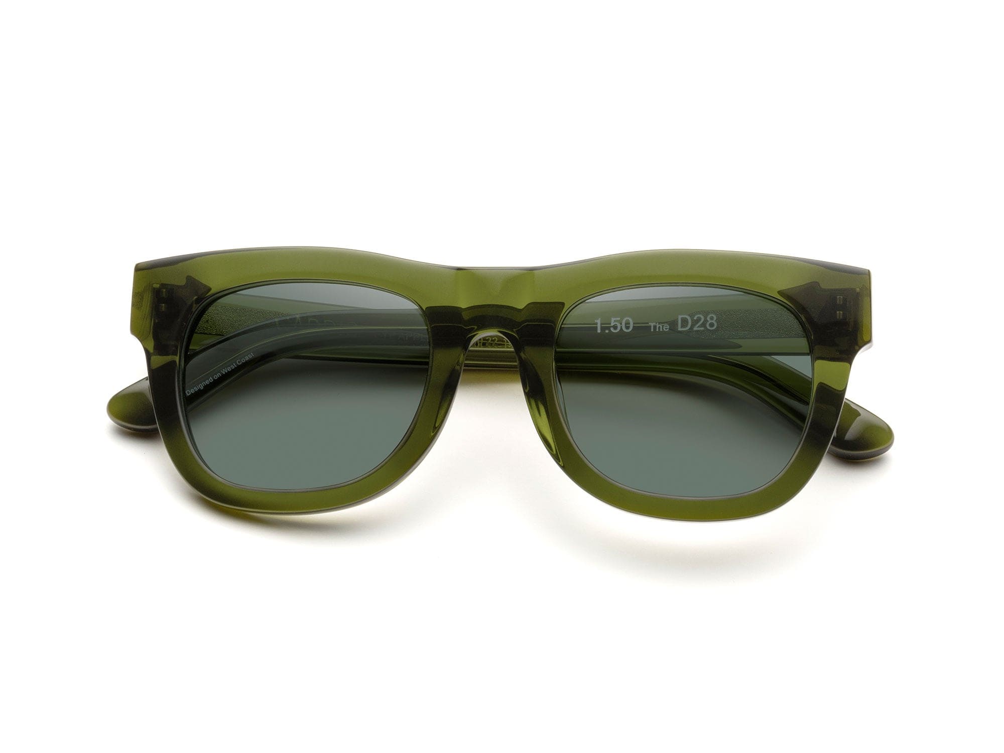 CADDIS D28 Reading Glasses - Heritage Green