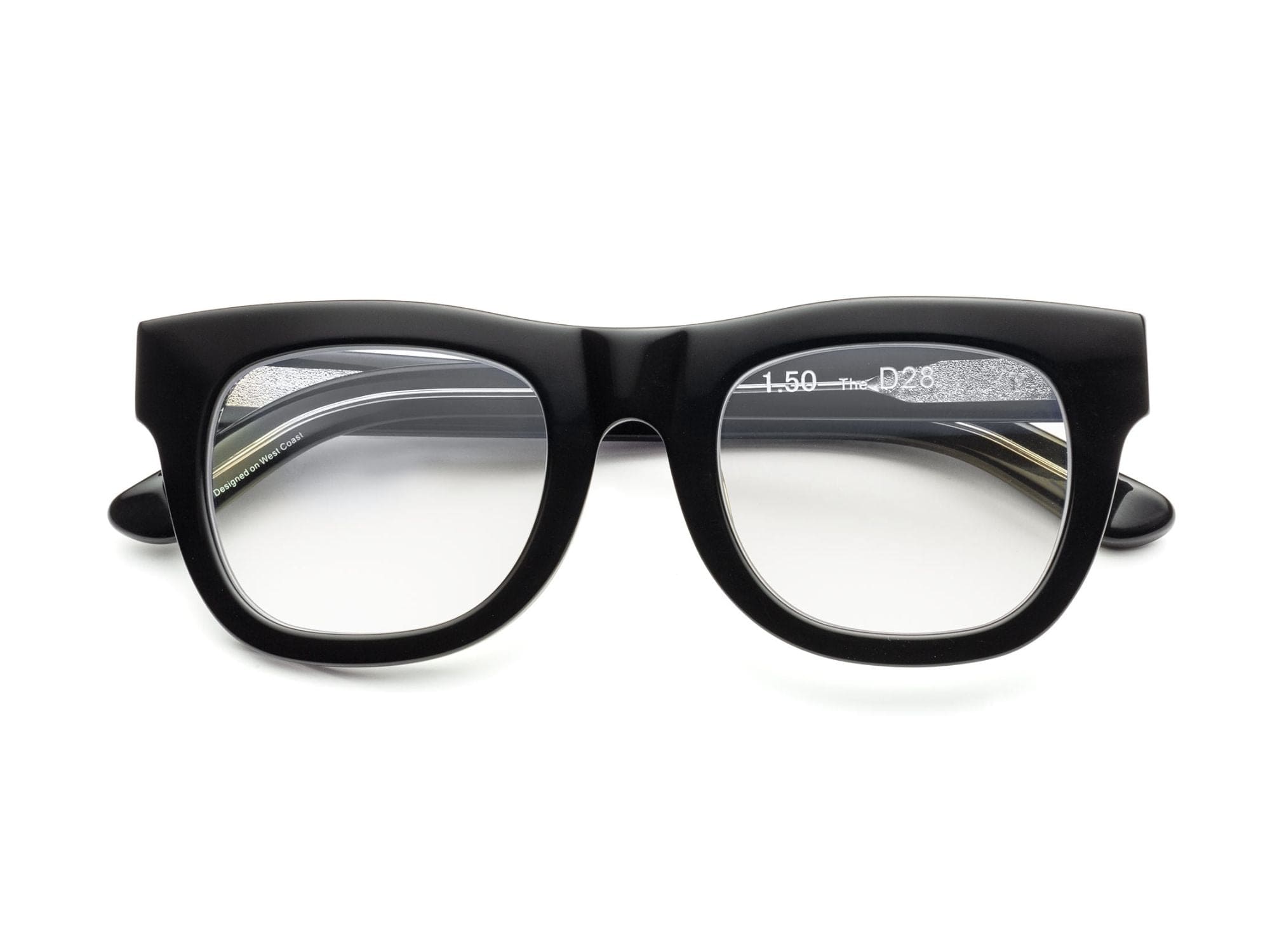 D28 Prescription Glasses - Gloss Black | Caddis  Caddis