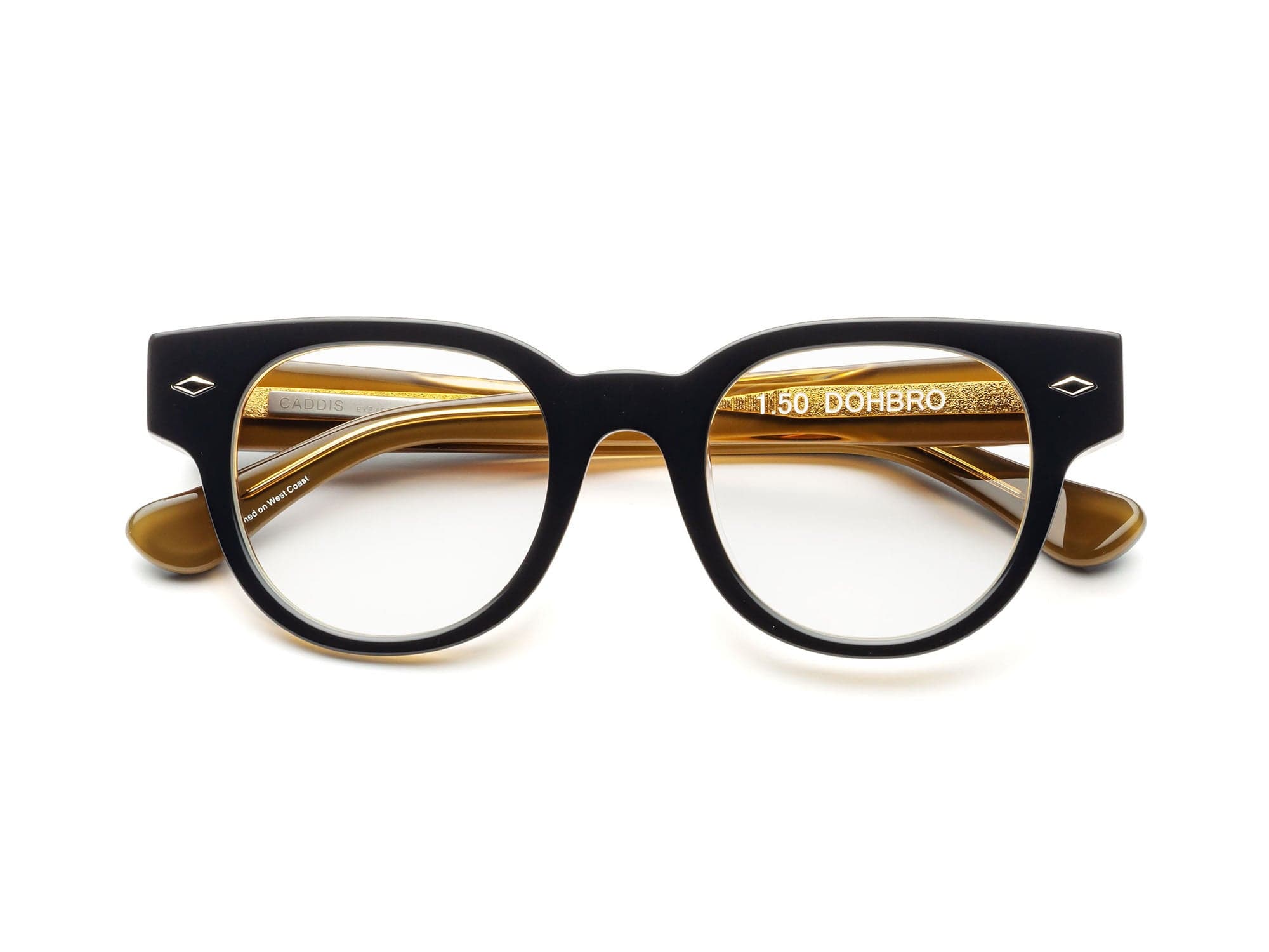 Dohbro Prescription Glasses - Texas Tea Black | Caddis – Caddis