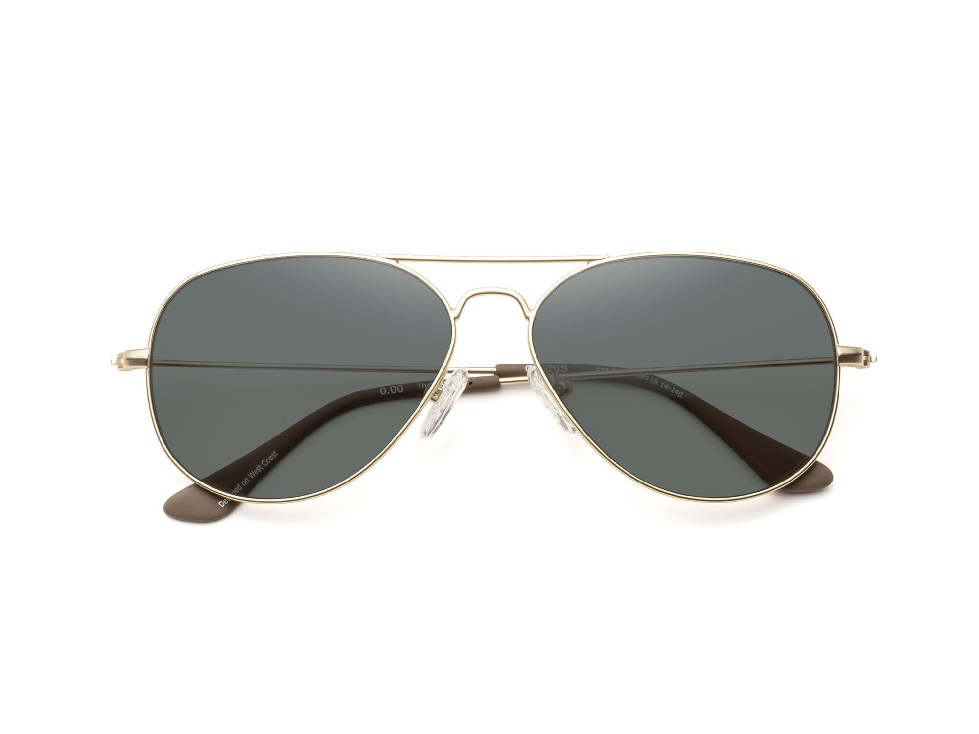 New! Caddis Mabuhay Aviators Mabuhay Zeiss LightPro Sunglasses - Matte Gold | Caddis – Caddis main image 4