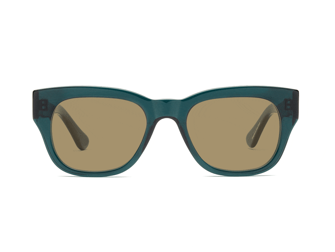 Miklos + Lisa Andersen Custom Progressive Glasses Caddis