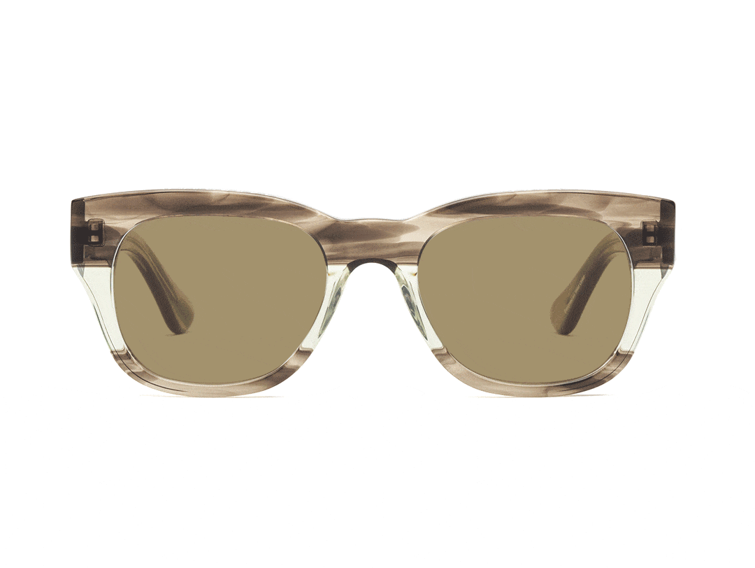 Miklos Prescription Light Responsive Progressive Sunglasses Caddis