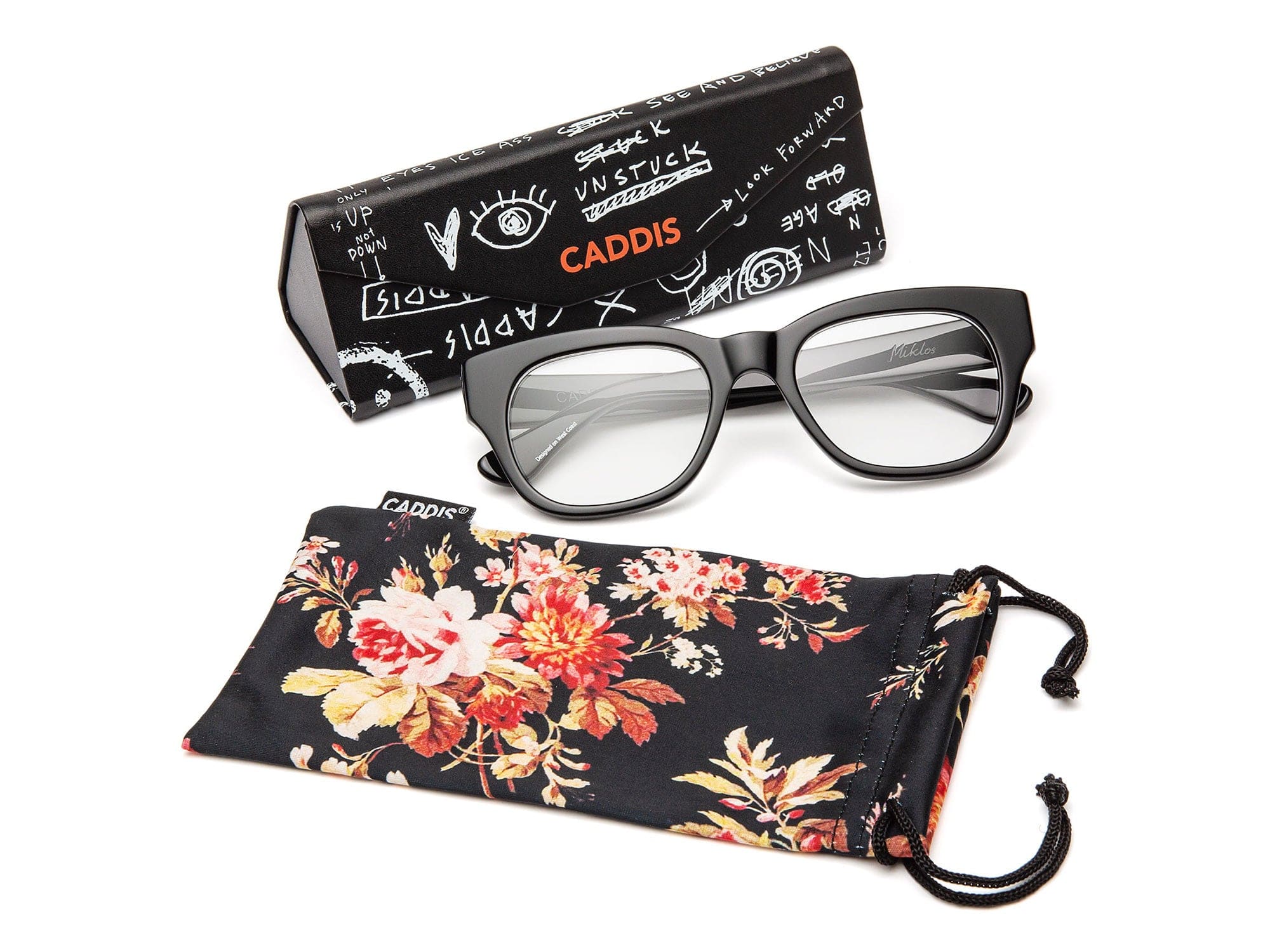 Miklos Limited Bundle Reading Glasses - Gloss Black | Caddis – Caddis