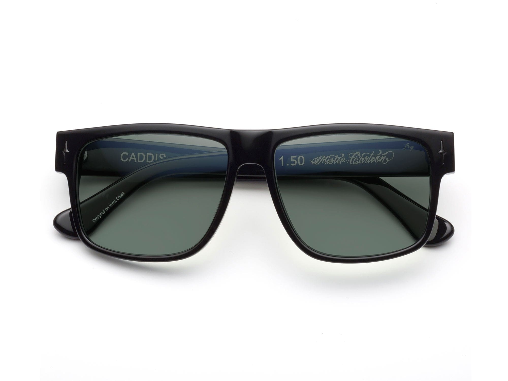 Mister Cartoon Sunglass Readers - Gloss Black | Caddis – Caddis