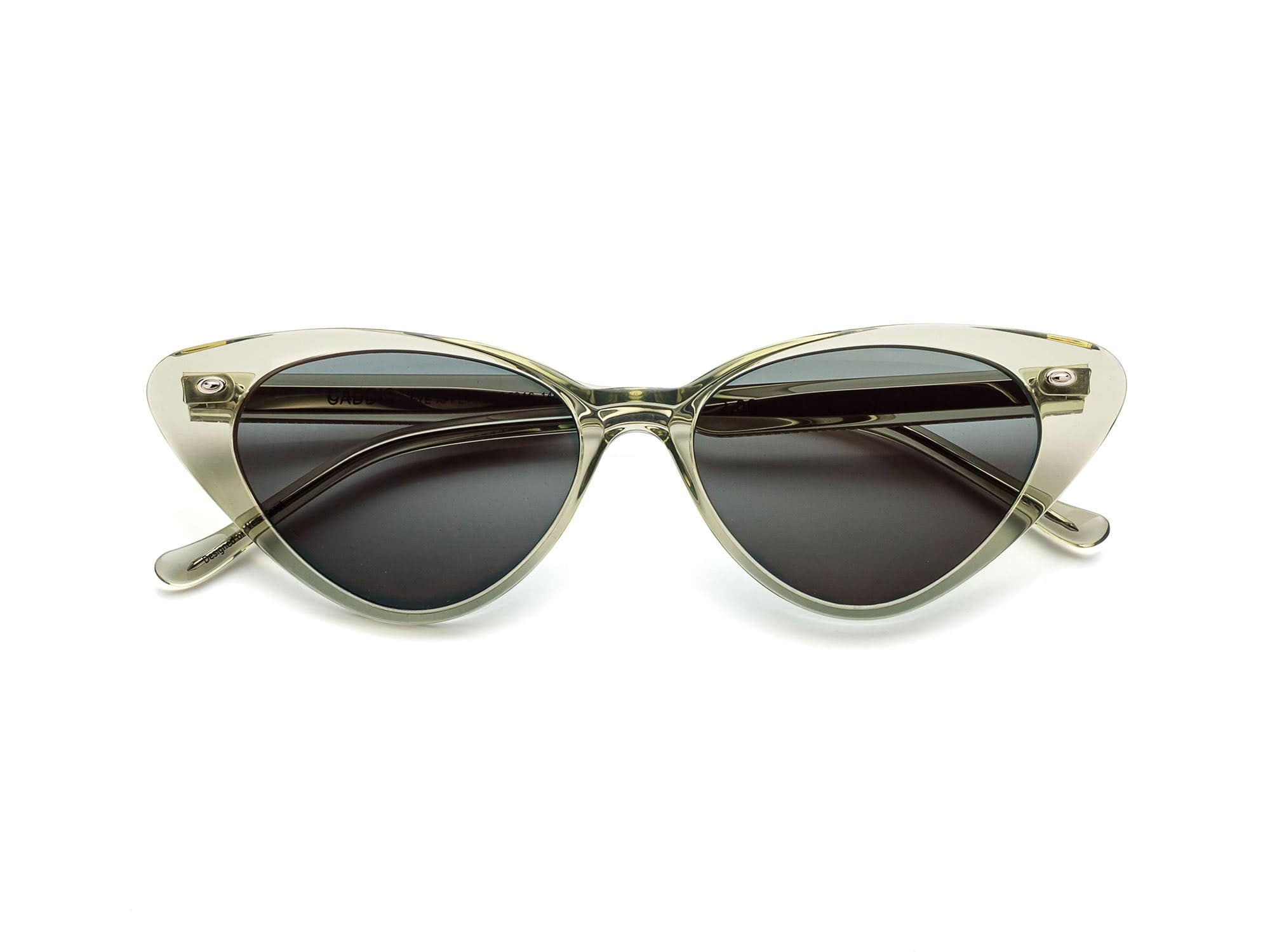 cat eye goggles Nepetalactone Polarized Sunglasses - Seawater Clear