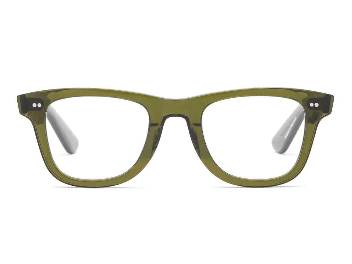 Backstage Custom Light Responsive Reading Glasses Caddis