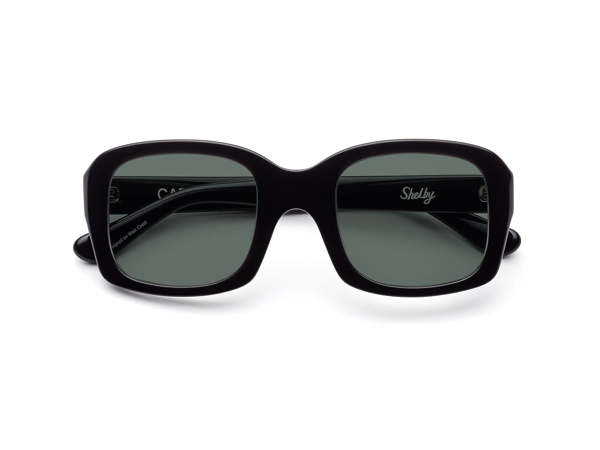 Shelby Sunglass Readers Gloss Black Caddis – Caddis