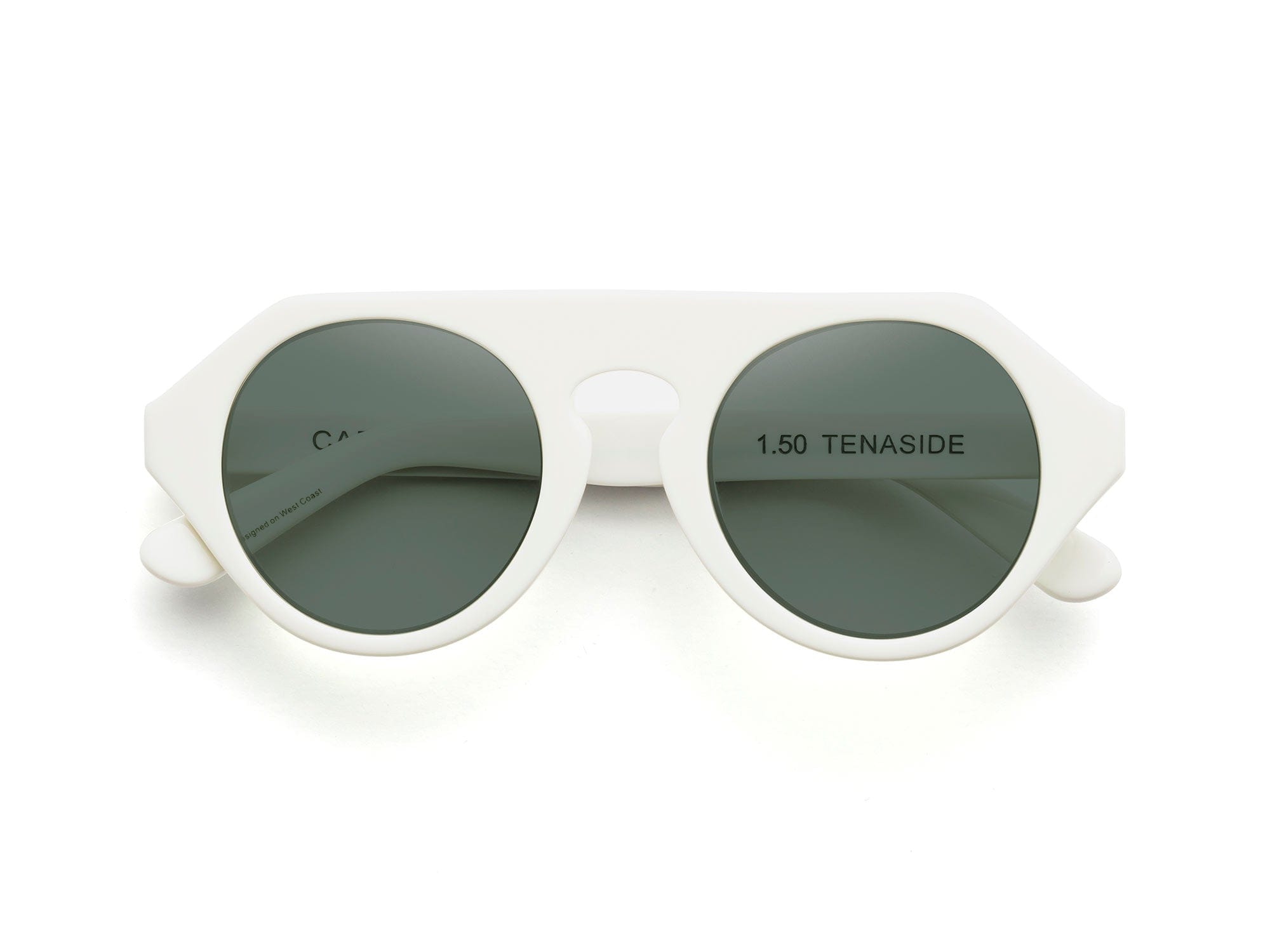 Tenaside Polarized Sunglasses - Gloss White | Caddis – Caddis