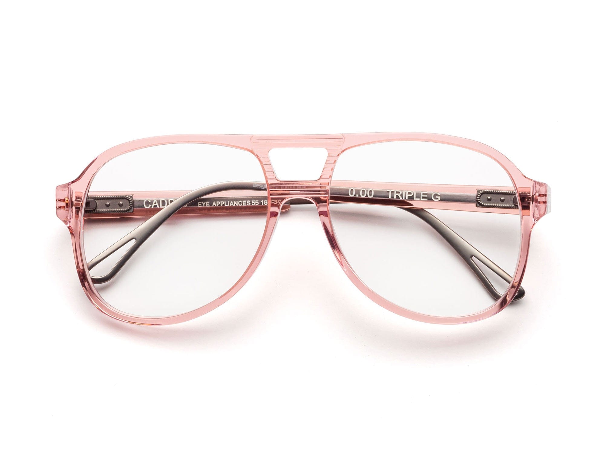 grantics klapprad Triple G Reading Glasses - Polished Pink and Vodka