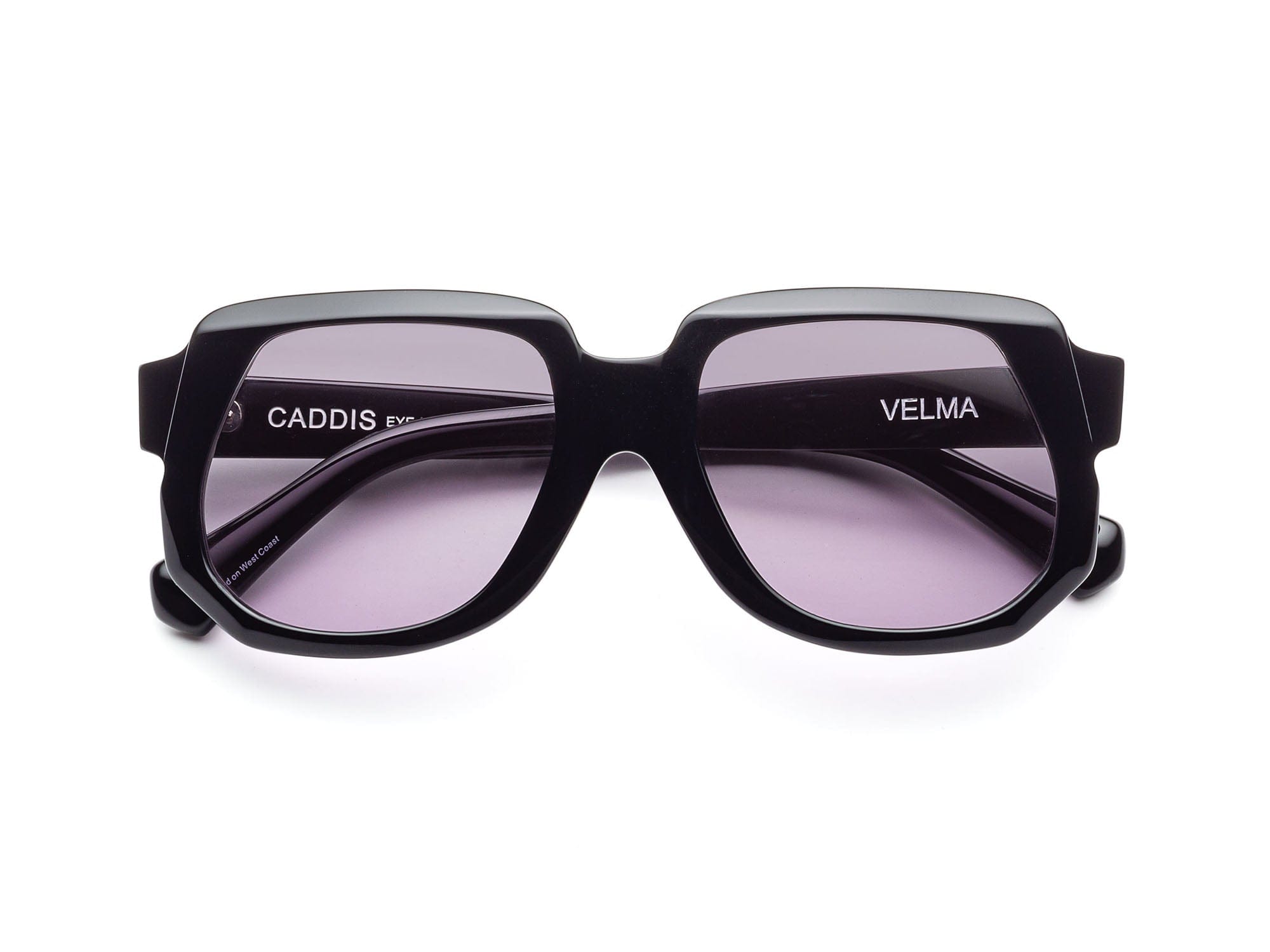 Velma Reading Glasses - Black Purple Tint | Caddis – Caddis