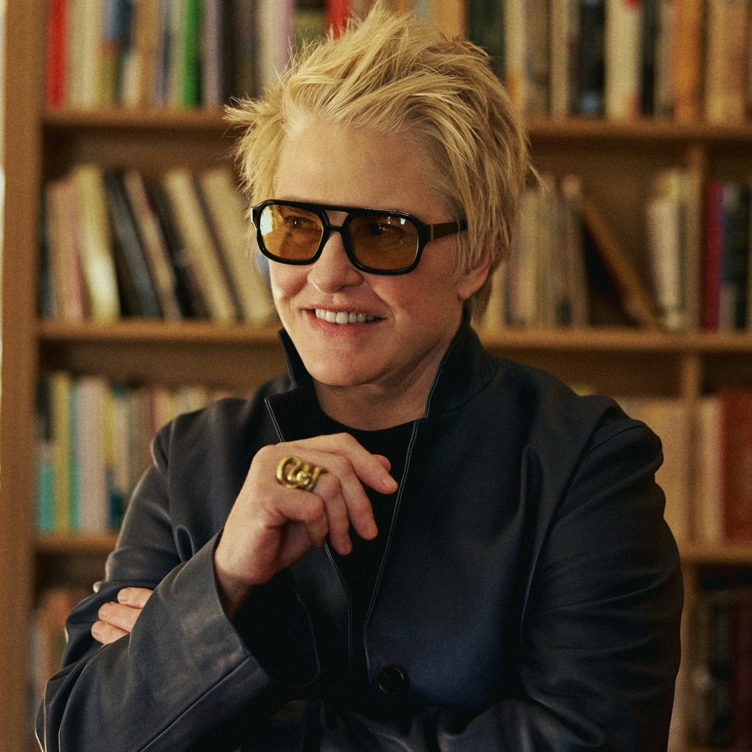 Neta x Liz Lambert Reading Glasses - Gloss Black | Caddis – Caddis