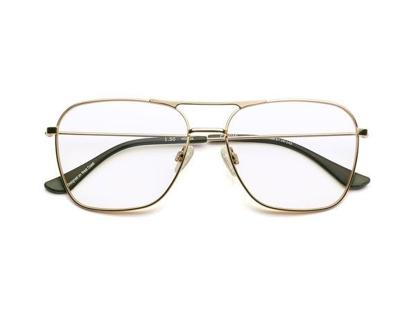 Hooper Prescription Glasses - Polished Gold | Caddis – Caddis