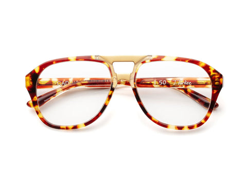 Caddis J Turkee Reading Glasses Turtle Matte Gold