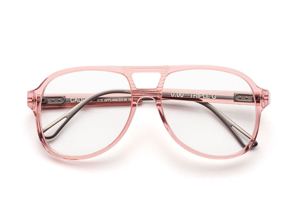 Triple G Reading Glasses - Polished Pink and Vodka | Caddis – Caddis